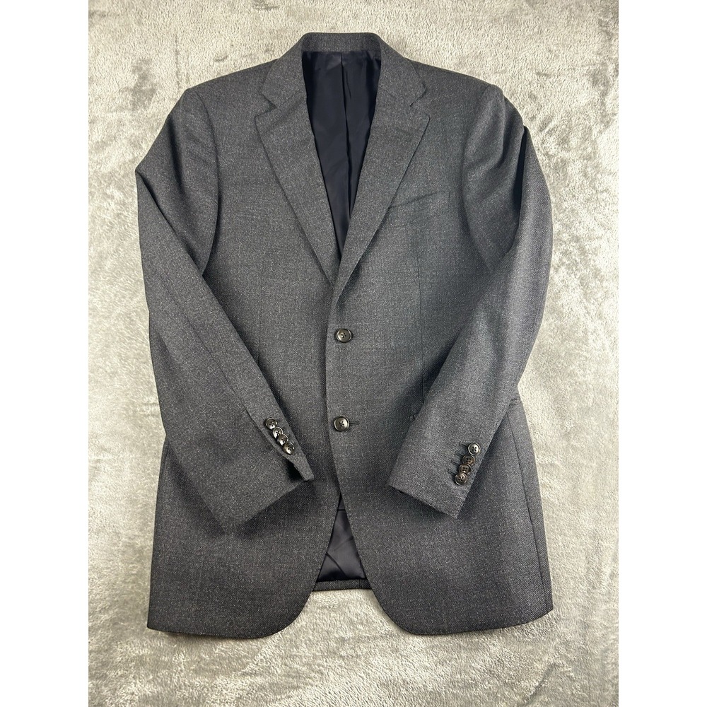 Suitsupply Napoli Suit 46 32R Charcoal Gray Reda 1865 Wool Slim Fit Italy 2Pc - Picture 2 of 14